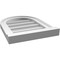 Ekena Millwork Round Top Surface Mount PVC Gable Vent w/ 2"W x 2"P Brickmould Sill Frame, 14"W x 18"H GVPRT14X1803SN - alternate 5